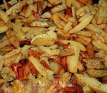 Картофель жареный с грибами